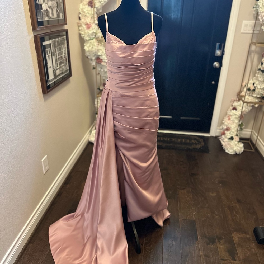 Sophisticated Blush Maxi Dress